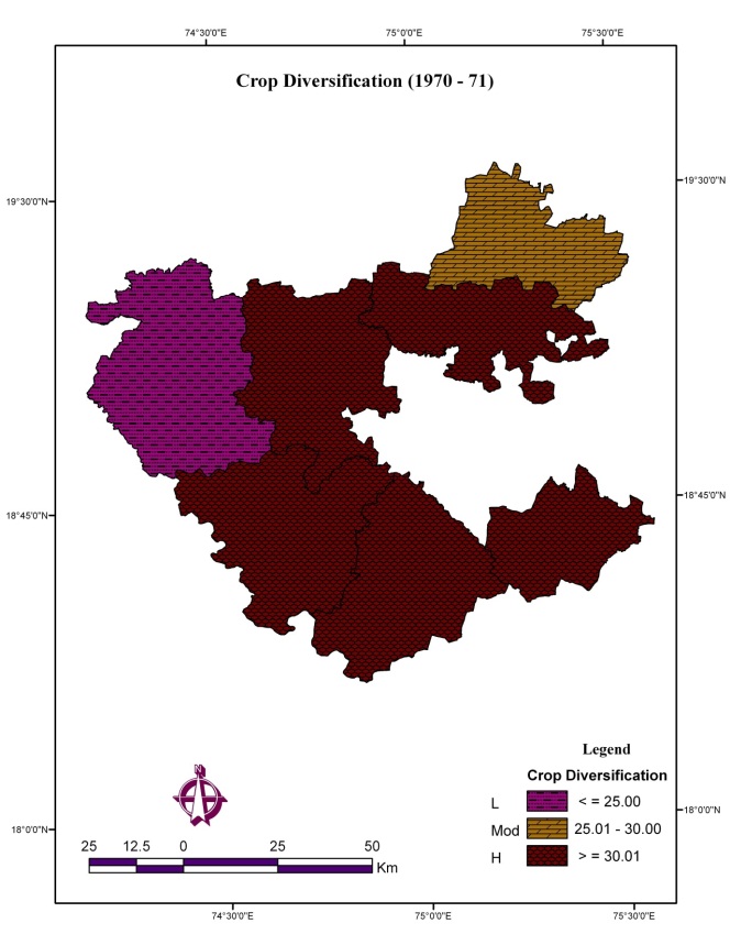 Read more about the article Agricultural Cropping Pattern and Diversification in Part of Ahmednagar District – A Geographical Analysis
